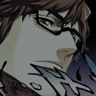 🧬 Sosuke Aizen Bleach Anime, Manga, Penjahat, Kacamata telegram sticker
