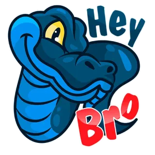 Blue_Snake telegram stickers
