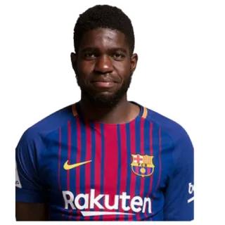 😈 Samuel Umtiti soccer, football, player, Barcelona, sports telegram sticker