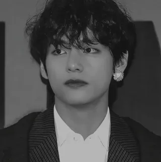 🕸 V V, BTS, K-Pop, singer, idol whatsapp sticker