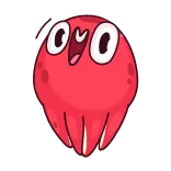 🤩 Blob, Monstre, Dessin animé, Rose, Mignon, Globuleux whatsapp sticker