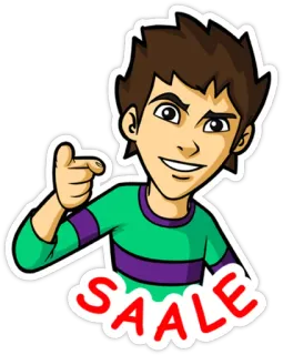 😠 SAALE whatsapp sticker