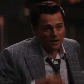 🙊 Leonardo DiCaprio актер, портрет, мужчина, костюм telegram sticker