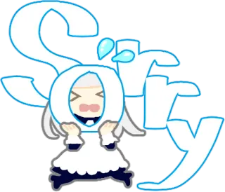 🙏 Sorry 道歉, 卡通, 可爱, 对不起 telegram sticker