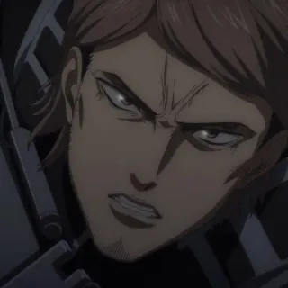 🐎 Jean Kirstein Attack on Titan Anime, Manga, L'Attacco dei Giganti, Jean Kirstein, Corpo di Ricerca, Soldato telegram sticker