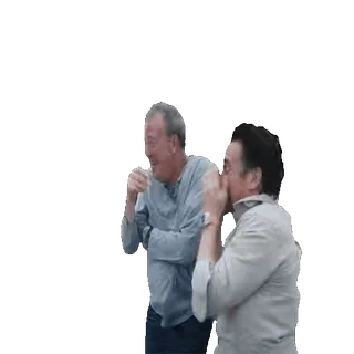 🤣 Jeremy Clarkson and Richard Hammond Top Gear telegram sticker