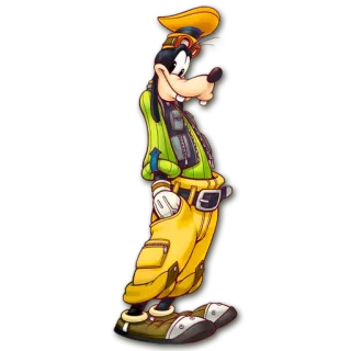 😃 Goofy cartone animato, Disney, Goofy, personaggio telegram sticker