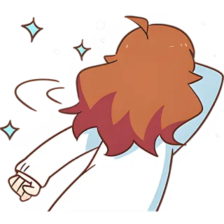 😭 반짝이, 애니메이션, 여자, 만화, 축하, 귀여운, 행복한 telegram sticker