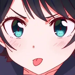 😼 anime, girl, cartoon, cute, kawaii, manga telegram sticker