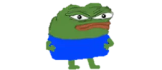 😤 Pepe the Frog Meme, Rana, Internet, Arrabbiato telegram sticker