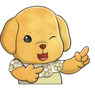 🫥 cão, cachorro, fofo, desenho animado, animal, animal de estimação, personagem, piscadela whatsapp sticker