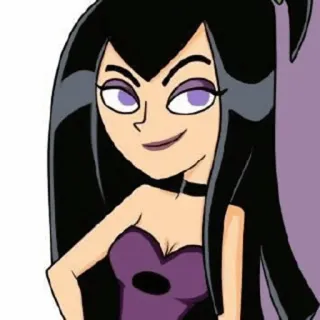 🦸‍♂ Sam Manson Danny Phantom cartoon, nickelodeon, goth, character telegram sticker