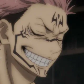 😉 Ryomen Sukuna Jujutsu Kaisen Anime, Manga, Czarodziej, Potężny, Przeklęty Duch, Jujutsu Kaisen, Sukuna telegram sticker