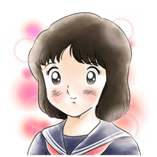 🥰 Anime, Ragazza, Carina, Scolara, Cartone animato telegram sticker