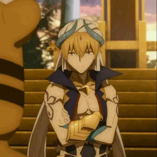 ✨ Gilgamesh Fate/stay night anime, king, arrogant, smug telegram sticker