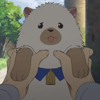 🔮 perro, animal, lindo, dibujos animados, animado, mascota telegram sticker