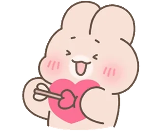 💘 Bunny Unknown telegram sticker