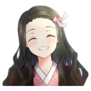 😁 Nezuko Kamado Demon Slayer Anime, Demon Slayer, Nezuko, Nezuko Kamado, Manga, Süß, Mädchen, Japanischer Anime telegram sticker