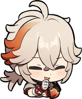 😏 Kaedehara Kazuha Genshin Impact อนิเมะ, เกม, Genshin Impact, Kazuha, Kaedehara Kazuha telegram sticker