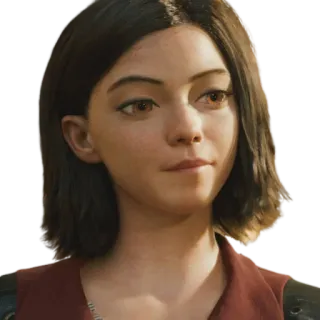 😌 Alita Alita: Battle Angel Alita, Battle Angel, Cyborg, Mangá, Filme, Ficção científica whatsapp sticker