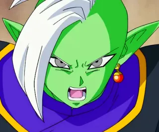 😡 Zamasu Dragon Ball Super Anime, Dragon Ball Super, Zamasu, Penjahat, Fusion telegram sticker