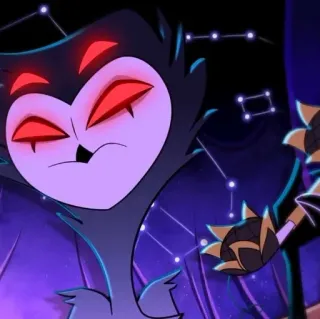 🌠 Stolas Helluva Boss helluva boss, stolas, Cartoon, Animation, Eule, Dämon telegram sticker