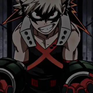 ❤️‍🔥 Katsuki Bakugo My Hero Academia Anime, Manga, Held, Bakugo, Katsuki, My Hero Academia telegram sticker