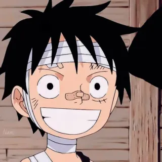 🌊 Monkey D. Luffy One Piece Anime, Monkey D. Luffy, Luffy, One Piece, Shonen telegram sticker