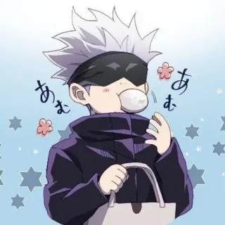 Gojo Sensei by @Quinx_Network telegram stickers