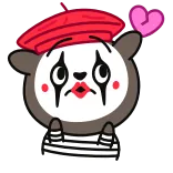 💔 Mimo, Cartone animato, Triste, Amore, Cuore, Basco telegram sticker