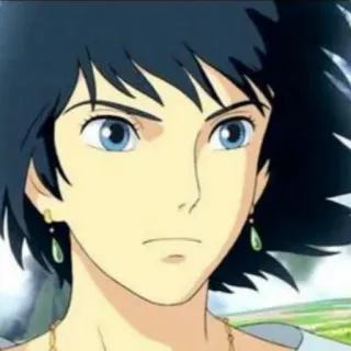 😠 Howl Howl's Moving Castle Anime, Ghibli, Howl, Lâu Đài Bay của Howl, Phù thủy, Phim, Nhân vật telegram sticker