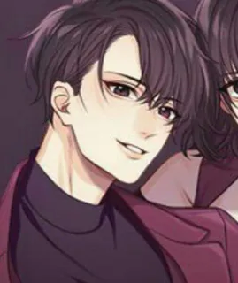 📖 Anime, Dibujos animados, Ilustración, Retrato, Masculino, Adulto joven whatsapp sticker
