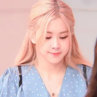 🌹 Rose K-pop, cantante, celebridad, mujer, Rose Blackpink whatsapp sticker