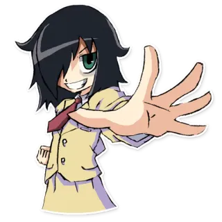 Kuroki Tomoko telegram stickers