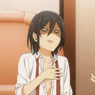 🫐 Anime, Personaje, Horimiya, Expresión, Divertido, Agotado telegram sticker