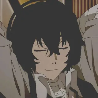 😌 anime, dibujos animados, personaje, dormilón, relajante telegram sticker