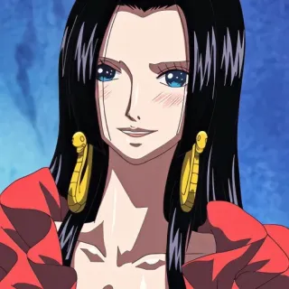 😊 Boa Hancock One Piece Anime, Manga, Femme, Personnage, Illustration telegram sticker