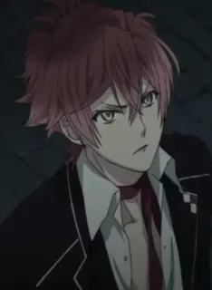 😠 Ayato Sakamaki Diabolik Lovers anime, manga, vampire, Ayato Sakamaki, Diabolik Lovers, character, male telegram sticker