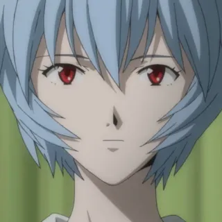 ✂️ Rei Ayanami Neon Genesis Evangelion Anime, Postać, Rei Ayanami, Neon Genesis Evangelion, Eva, Manga telegram sticker