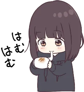 😋 はむ
はむ cute, anime, girl, eating telegram sticker