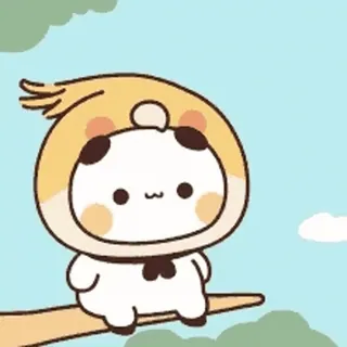 🎈 Panda, Tier, Niedlich, Cartoon, Figur, Kawaii, Sticker, Tier telegram sticker