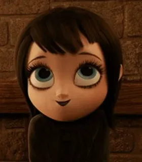 🙊 Mavis Hotel Transylvania Mavis, Hôtel Transylvanie, vampire, dessin animé, animation, mignon, personnage telegram sticker
