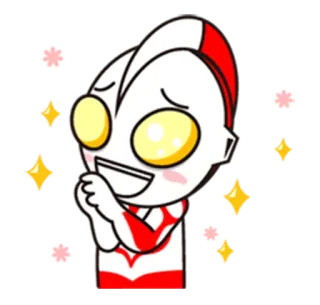 😘 Ultraman pahlawan, superhero, kawaii, anime telegram sticker