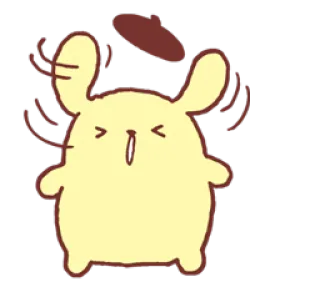 😫 cute, animal, cartoon, happy, dancing telegram sticker