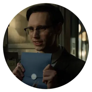 😃 Riddler Gotham DC Comics, злодей, умный, преступник, загадка, Готэм telegram sticker