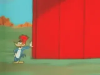 🍿 Woody Woodpecker Woody Woodpecker, postać z kreskówki, animacja, klasyczna kreskówka whatsapp sticker