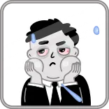 Tired Person telegram stickers