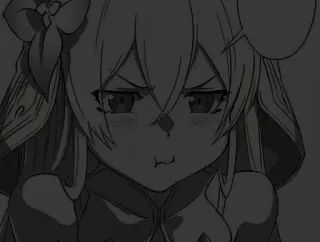 🖇 anime, manga, cute, bunny, angry telegram sticker