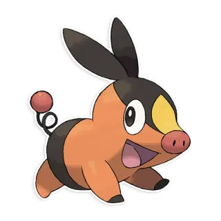 🐷 Tepig Pokemon fire, pig, pokemon, game, animal telegram sticker