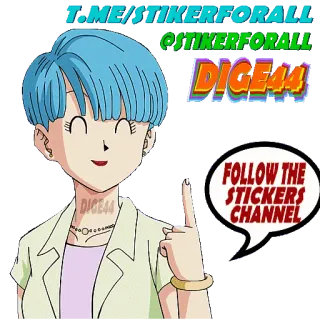 @STIKERFORALL 🇬🇧BULMA telegram stickers
